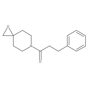 1-(1-Oxa-6-azaspiro[2.5]oct-6-yl)-3-phenyl-1-propanone Structure