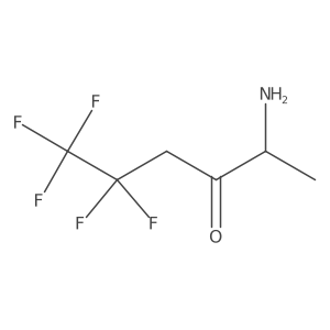 2-Amino-5,5,6,6,6-pentafluorohexan-3-one Structure