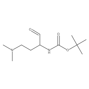 tert-butyl N-[4-(dimethylamino)-1-oxobutan-2-yl]carbamate Structure