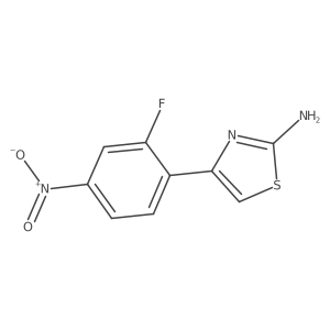 4-(2-Fluoro-4-nitrophenyl)-1,3-thiazol-2-amine Structure