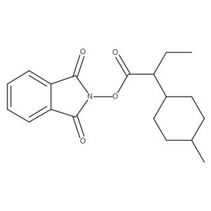 1,3-dioxo-2,3-dihydro-1H-isoindol-2-yl 2-(4-methylcyclohexyl)butanoate Structure