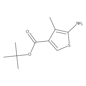 Tert-butyl 5-amino-4-methylthiophene-3-carboxylate Structure