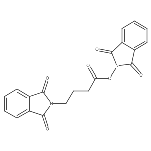 1,3-dioxo-2,3-dihydro-1H-isoindol-2-yl 4-(1,3-dioxo-2,3-dihydro-1H-isoindol-2-yl)butanoate结构式