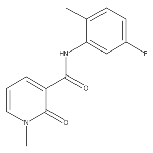 N-(5-fluoro-2-methylphenyl)-1-methyl-2-oxo-1,2-dihydropyridine-3-carboxamide Structure