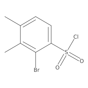 2-Bromo-3,4-dimethylbenzenesulfonyl chloride Structure