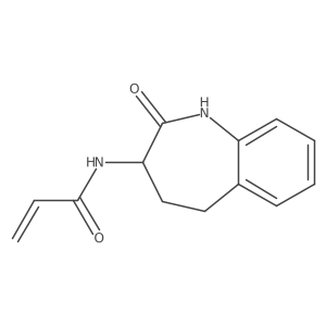 N-(2-Oxo-1,3,4,5-tetrahydro-1-benzazepin-3-yl)prop-2-enamide Structure