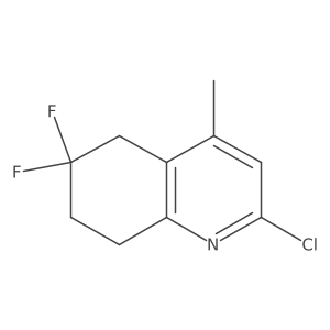 2-Chloro-6,6-difluoro-4-methyl-7,8-dihydro-5H-quinoline Structure