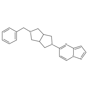 2-Benzyl-5-{pyrazolo[1,5-a]pyrimidin-5-yl}-octahydropyrrolo[3,4-c]pyrrole Structure