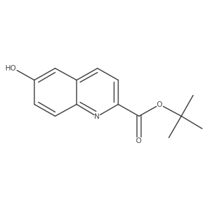Tert-butyl 6-hydroxyquinoline-2-carboxylate结构式