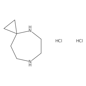 4,7-Diazaspiro[2.6]nonane 2hcl结构式
