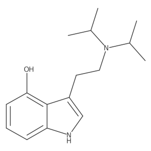 3-(2-(Diisopropylamino)ethyl-1,1,2,2-d4)-1H-indol-4-ol结构式