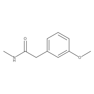 2-(3-methoxyphenyl)-N-methylacetamide Structure