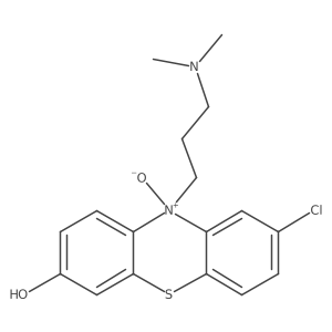 10H-Phenothiazin-3-ol, 8-chloro-10-[3-(dimethylamino)propyl]-, 10-oxide Structure
