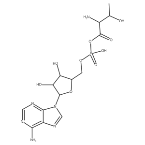 L-Threonine, anhydride with 5a(2)-adenylic acid (1:1) Structure