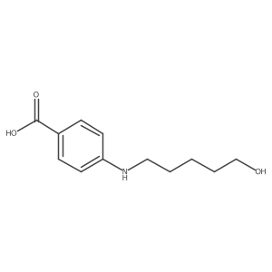 4-[(5-Hydroxypentyl)amino]benzoic acid结构式