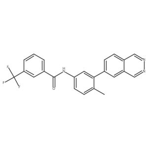 N-(4-methyl-3-phthalazin-6-ylphenyl)-3-(trifluoromethyl)benzamide Structure