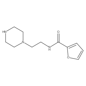 N-[2-(piperazin-1-yl)ethyl]furan-2-carboxamide Structure