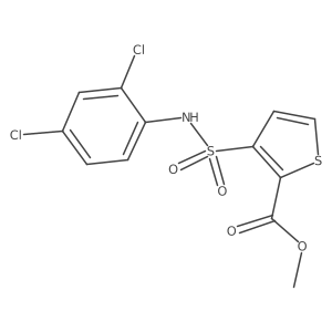 Methyl 3-[(2,4-dichlorophenyl)sulfamoyl]thiophene-2-carboxylate Structure