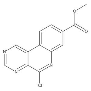 Methyl 5-chloropyrimido[4,5-c]quinoline-8-carboxylate Structure