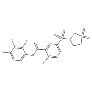 C17H13F4NO5S2 Structure