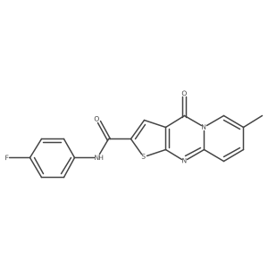 N-(4-fluorophenyl)-7-methyl-4-oxo-4H-pyrido[1,2-a]thieno[2,3-d]pyrimidine-2-carboxamide结构式