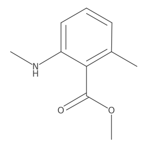 Methyl 2-methyl-6-(methylamino)benzoate结构式