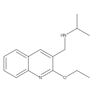 2-Ethoxy-N-(1-methylethyl)-3-quinolinemethanamine Structure
