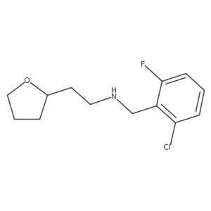 N-[(2-Chloro-6-fluorophenyl)methyl]tetrahydro-2-furanethanamine结构式