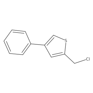 2-(Chloromethyl)-4-phenylthiophene结构式