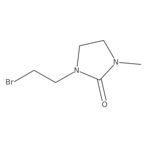 1-(2-Bromoethyl)-3-methylimidazolidin-2-one结构式