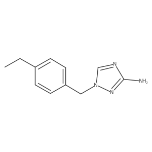 1-(4-Ethylbenzyl)-1h-1,2,4-triazol-3-amine Structure