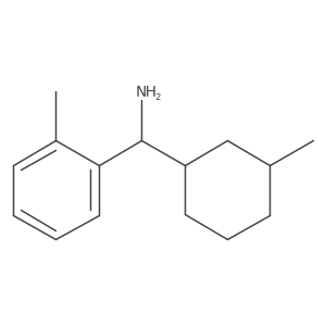 (3-Methylcyclohexyl)(2-methylphenyl)methanamine Structure