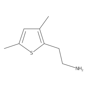 2-(3,5-Dimethylthiophen-2-yl)ethan-1-amine结构式