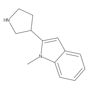 1-methyl-2-(pyrrolidin-3-yl)-1H-indole Structure