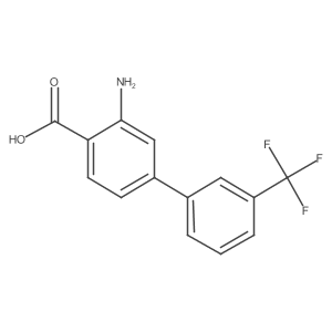 3-Amino-3'-(trifluoromethyl)-[1,1'-biphenyl]-4-carboxylic acid Structure