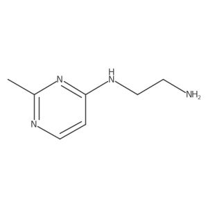 N1-(2-methylpyrimidin-4-yl)ethane-1,2-diamine Structure