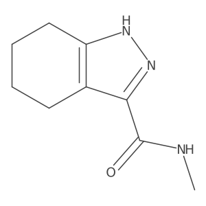 N-methyl-4,5,6,7-tetrahydro-1H-indazole-3-carboxamide Structure