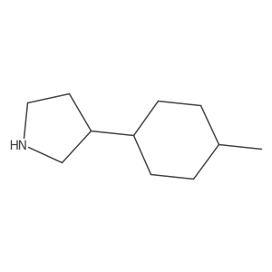 3-(4-Methylcyclohexyl)pyrrolidine结构式