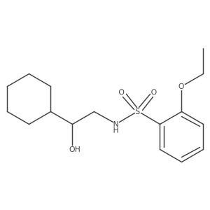 N-(2-cyclohexyl-2-hydroxyethyl)-2-ethoxybenzenesulfonamide Structure
