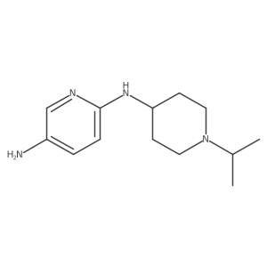 2-N-(1-propan-2-ylpiperidin-4-yl)pyridine-2,5-diamine Structure