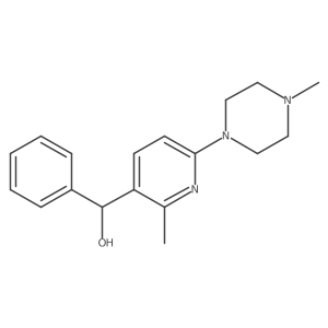 [2-Methyl-6-(4-methyl-piperazin-1-yl)-pyridin-3-yl]-phenyl-methanol Structure