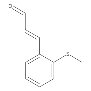 3-[2-(Methylsulfanyl)phenyl]prop-2-enal结构式