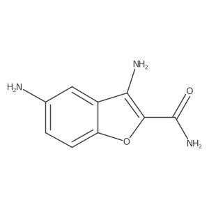 3,5-Diamino-2-benzofurancarboxamide Structure