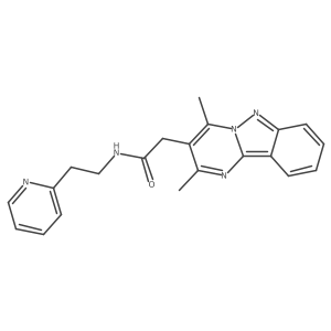 2-(2,4-dimethylpyrimido[1,2-b]indazol-3-yl)-N-[2-(2-pyridyl)ethyl]acetamide Structure