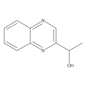 1-(Quinoxalin-2-yl)ethan-1-ol结构式
