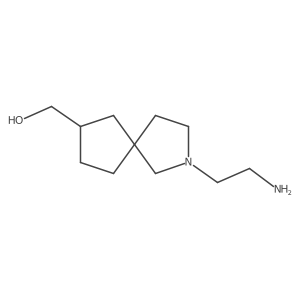 (2-(2-Aminoethyl)-2-azaspiro[4.4]nonan-7-yl)methanol结构式