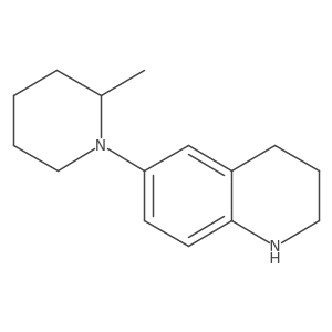 6-(2-Methylpiperidin-1-yl)-1,2,3,4-tetrahydroquinoline Structure