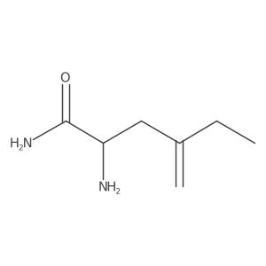 2-Amino-4-methylidenehexanamide结构式