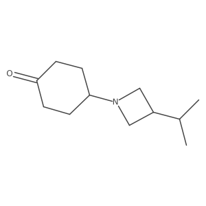 4-(3-Propan-2-ylazetidin-1-yl)cyclohexan-1-one Structure