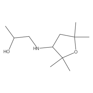 1-[(2,2,5,5-Tetramethyloxolan-3-yl)amino]propan-2-ol结构式